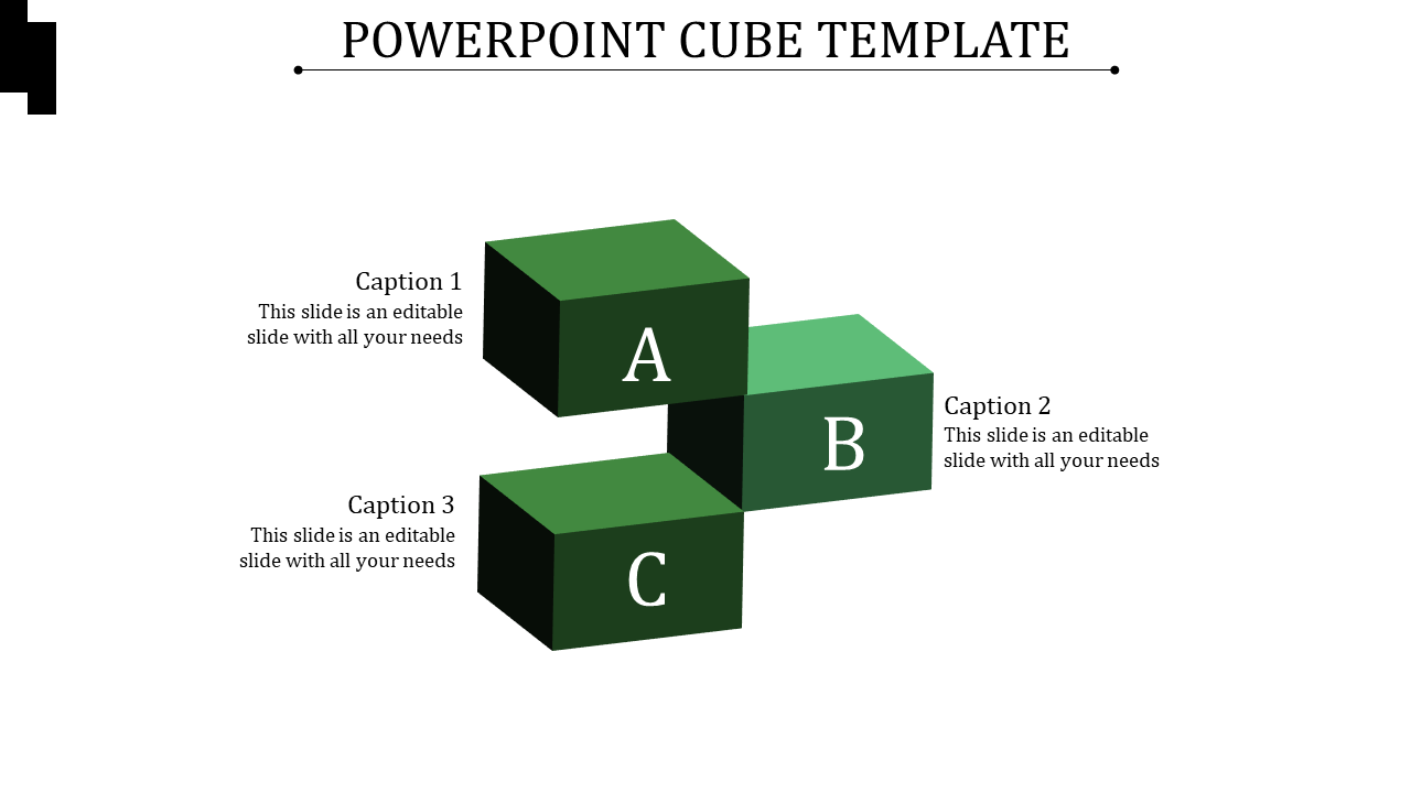 POWERPOINT CUBE TEMPLATE-POWERPOINT CUBE TEMPLATE-GREEN-3